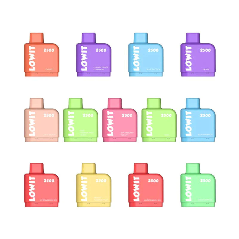ELFBAR LOWIT 2500 Puffs Prefilled Pod VIX Vape ELFBAR LOWIT 2500 Puffs Prefilled Pod VIX Vape
