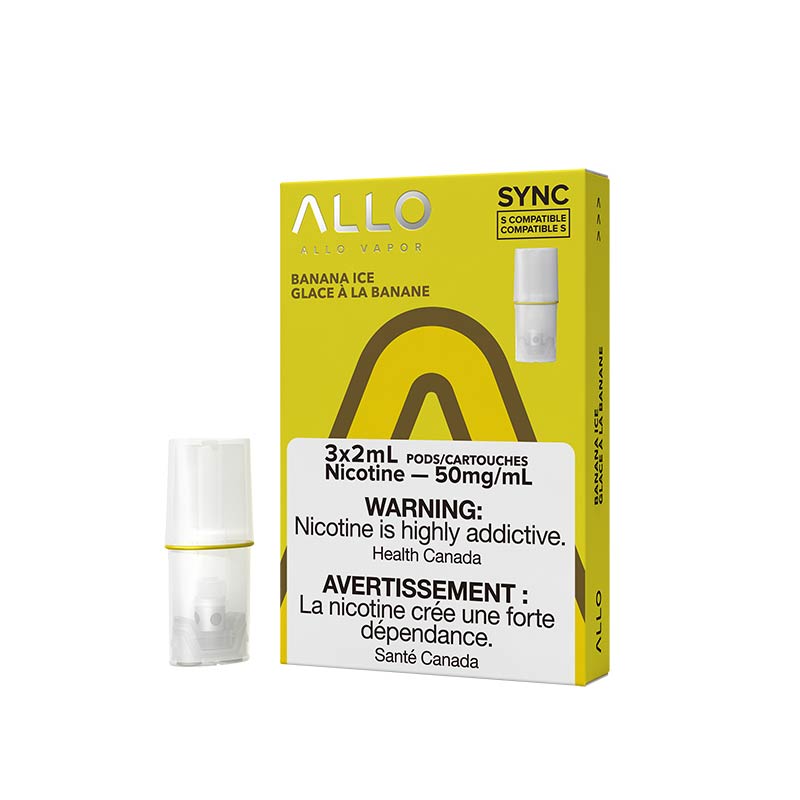 ALLO Sync Pod Pack Stlth Compatible - Banana Ice - Pick Vapes