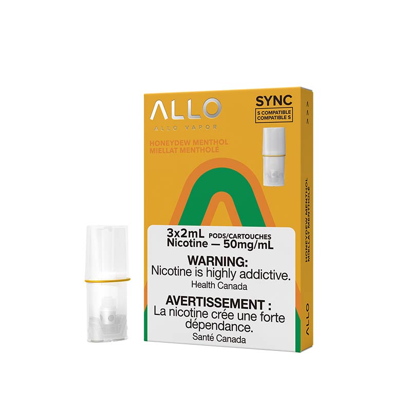 ALLO Sync Pod Pack Stlth Compatible - Honeydew Menthol - Pick Vapes