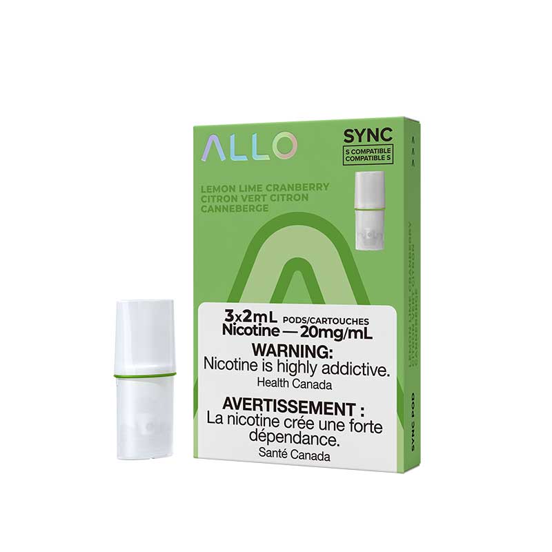 ALLO Sync Pod Pack Stlth Compatible - Lemon Lime Cranberry - Pick Vapes