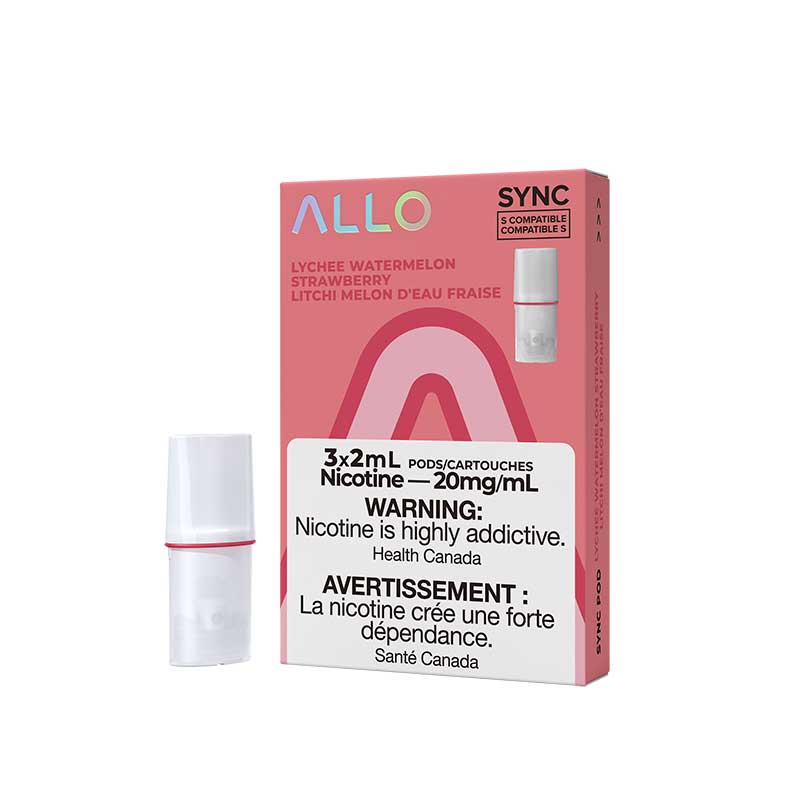 ALLO Sync Pod Pack Stlth Compatible - Lychee Watermelon Strawberry - Pick Vapes