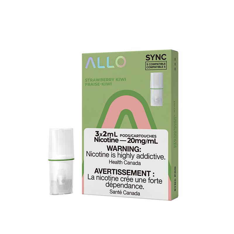 ALLO Sync Pod Pack Stlth Compatible - Strawberry Kiwi - Pick Vapes