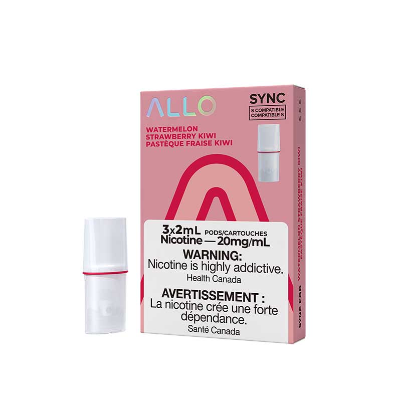 ALLO Sync Pod Pack Stlth Compatible - Watermelon Strawberry Kiwi - Pick Vapes