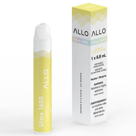 Allo 1600 Disposable Vape - Banana Ice - Pick Vapes