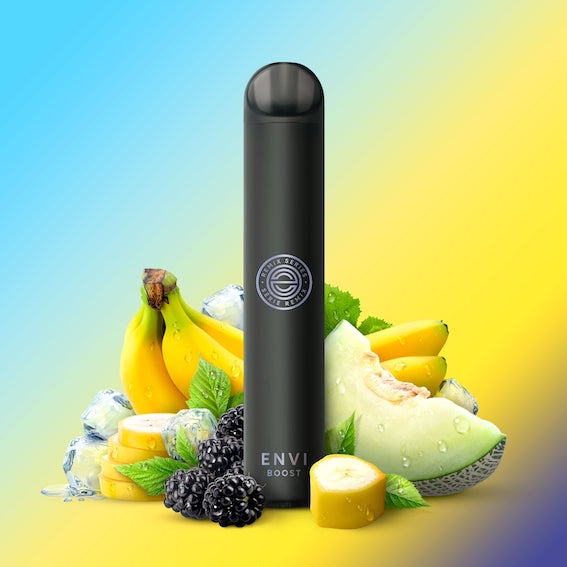 Envi Boost Disposable Vape - Banana Blackberry Melon Ice - Pick Vapes