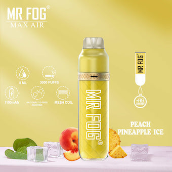 Mr Fog Max Air 2500 Disposable Vape VIX Vape Mr Fog Max Air 2500 Disposable Vape VIX Vape