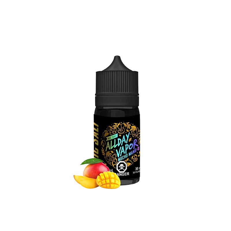 Mucho Mango All Day Vapor Salt Nic 30ml Pick Vapes