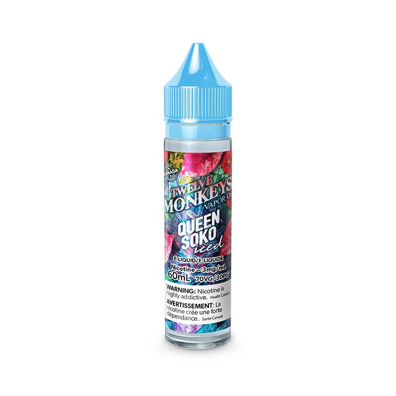 Queen Soko Iced Twelve Monkeys Ice Age E-Juice Pick Vapes