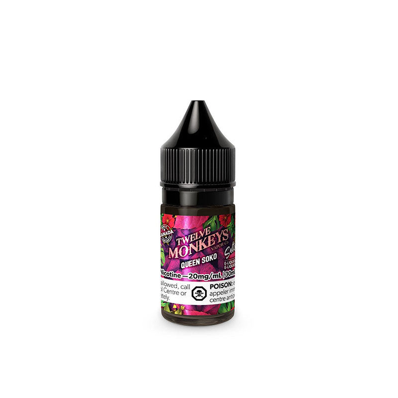 Queen Soko Twelve Monkeys Nic Salt E-Juice Pick Vapes