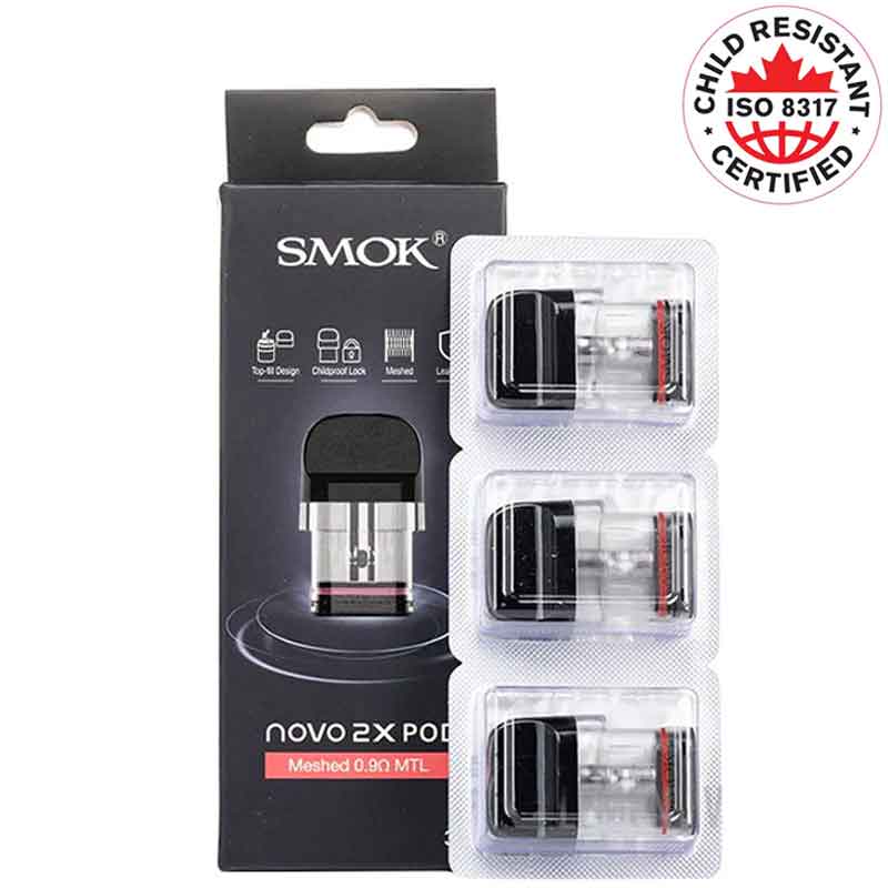 SMOK Novo 2X Replacement Pod 3/Pk [CRC]