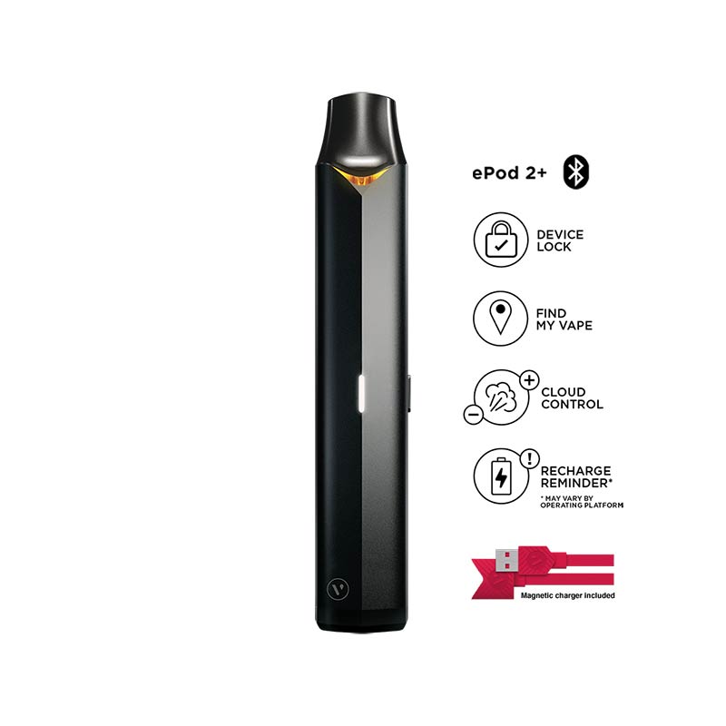 Vuse ePod2+ Device - Black - Pick Vapes