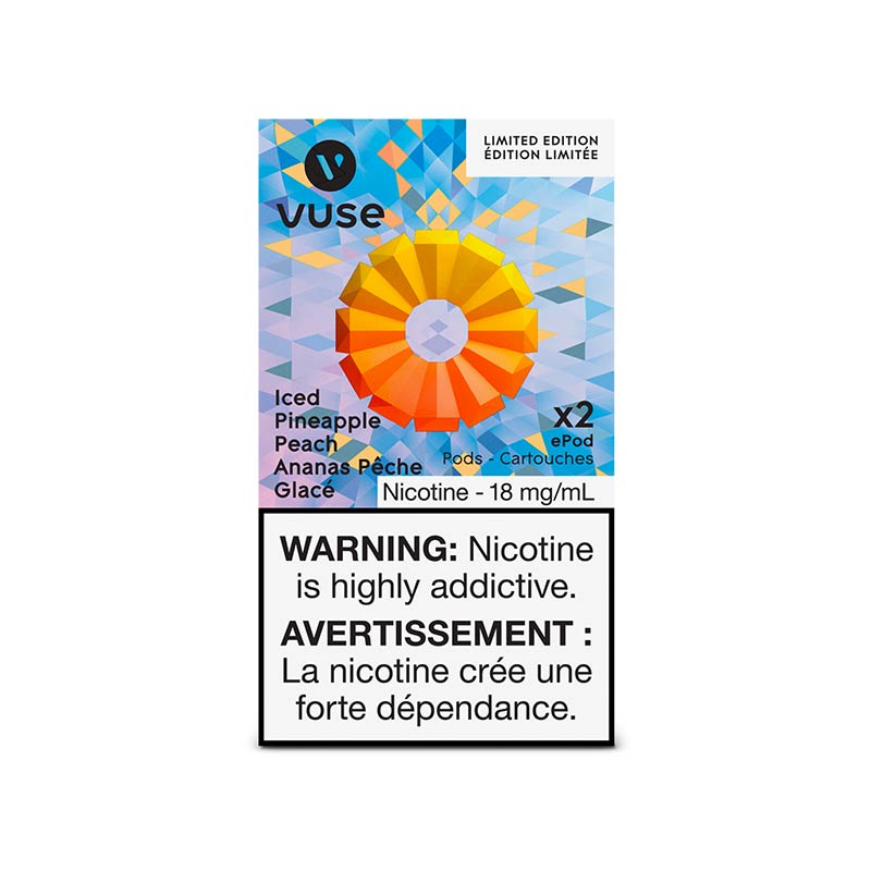 Vuse ePod Prefilled Replacement Pods - Limited Edition Iced Pineapple Peach - Pick Vapes