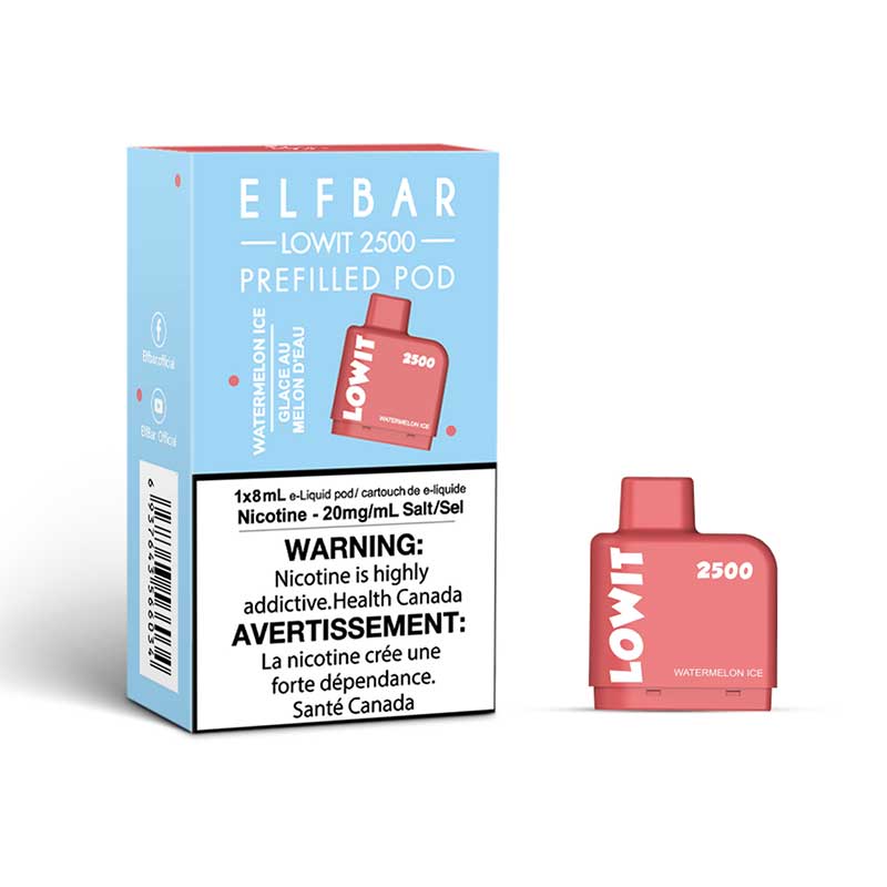 ELFBAR LOWIT 2500 Puffs Prefilled Pod VIX Vape ELFBAR LOWIT 2500 Puffs Prefilled Pod VIX Vape
