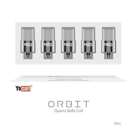 [Wax] Yocan Quartz Balls Coil Orbit Concentrate Vaporizer (5/pk)